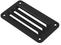 Sea-Dog 337390 Louvered Vent, Black, 4-7/8" × 5-1/2"