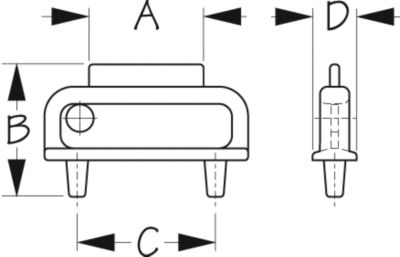 NYLON DECK PLATE KEY