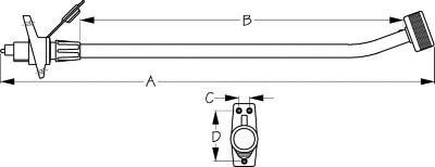 LIGHT POLE LED REMOVABLE MOUNT REPLACES P/N 354-400015