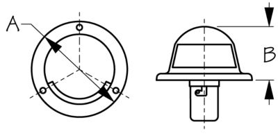 SS TOP MOUNT SIDE 1PR/PK