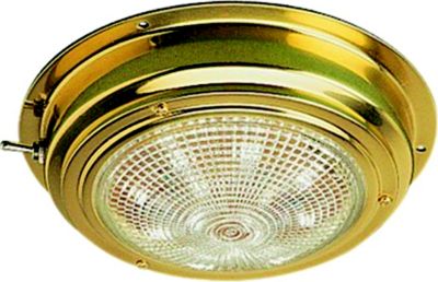 BRASS LED DOME LIGHT