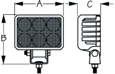 LED RECTANGULAR FLOODLIGHT