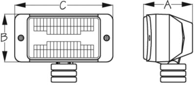 HALOGEN DECK/DOCK FLOODLIGHT