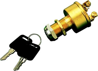 BRASS 4-POSITION KEY SWITCH