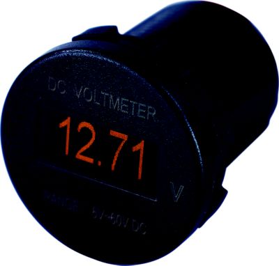 ROUND OLED DC VOLTMETER 6V-60V