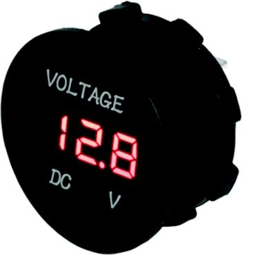 ROUND DIGITAL VOLTAGE METER