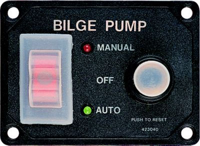 SPLASH GARDE BILGE PUMP SWITCH PANEL