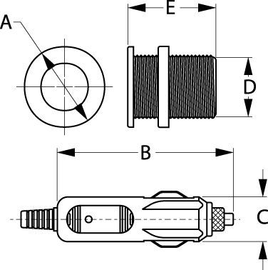 DELUXE POWER SOCKET – 12 VOLT