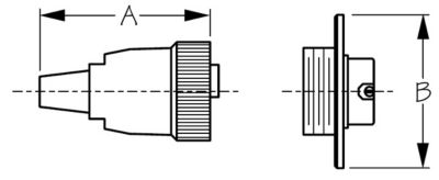 POLARIZED ELECTRICAL CONNECTOR 5 AMP 4-PIN