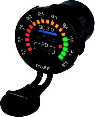 RAINBOW VOLT METER W/USB-C