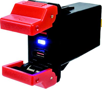 USB PWR SOCKT W/ COVER RCK MNT QC3.0 + PD USB-C ROCKER STYLE