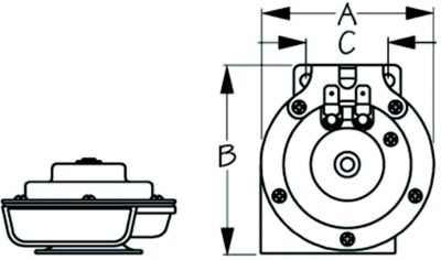 HORN MINI HIDDEN