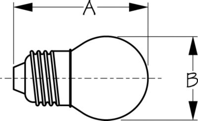 LIGHT BULB #E26, MEDIUM SCREW