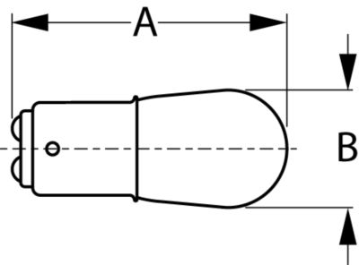 BULB #53 BAYONET BASE 1.7 WATTS