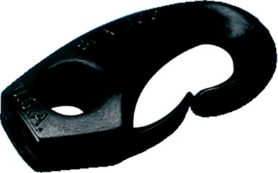 BLACK NYLON SHOCK CORD CLIP –