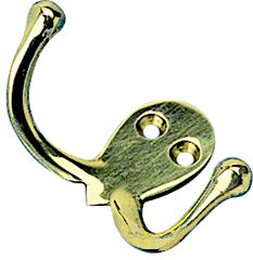 BRASS DBL COAT HOOK REPLACES P/N 354-671515