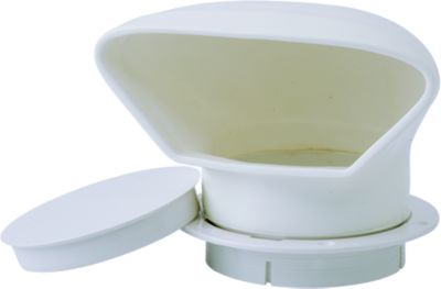 3″PVC LOWPROFILE COWLVENT WHT