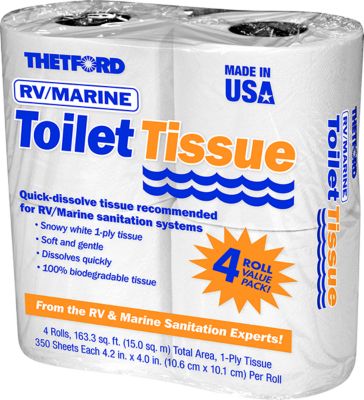 TOILET TISSUE 1 PLY 4/PK