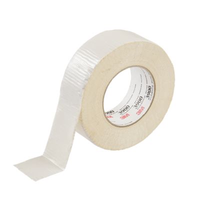 White 3M multipurpose duct tape roll with a partially unrolled strip, highlighting its versatile adhesive quality.