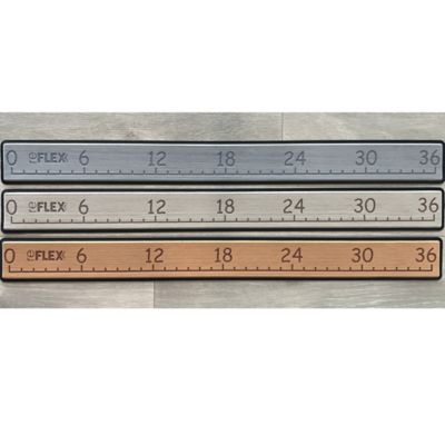 RULER BRN/BLK 38 X3.75 KOA BROWN/APHOTIC BLACK PE FOAM WITH 3M PSA
