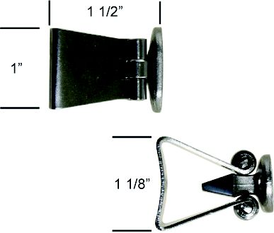 DOORHOLDER SMALL 316 SS