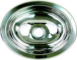 S/S SINK MIRROR FINISH OVAL 13