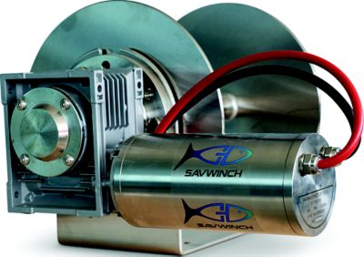 Savwinch 5018 SS Drum Anchor Winch, No Rope Kit, Fits w/ 3000SS, Boats up 46', 19.7" W x 13.03 H