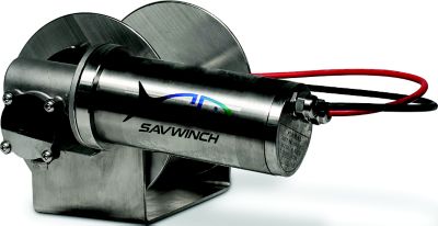 Savwinch 6003 Stainless Drum Anchor Winch, Rope Kit Fits w/ 450SSS, Boats to 15'