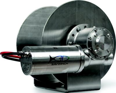 Savwinch 9005 Commercial Drum Anchor Winch, 550mm W x 415mm H, Fits w/ Boats up to 46'