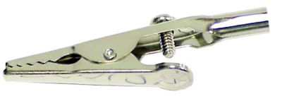 ALLIGATOR CLIP 2IN W/TERM 2/PK