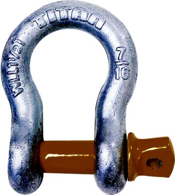 SHACKLE-ANCHOR GALV 1/4IN GALVANIZED REPLACES PN491-SHK14SPBHG