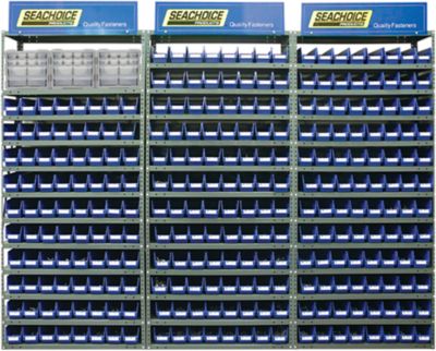 LARGE FASTENER DISPLAY 308 PCS