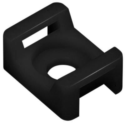 #6 SADDLE MOUNT BLACK 10/PK