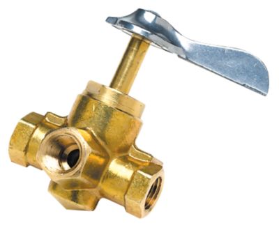 FUEL LINE VALVE-3 WAY 1/4