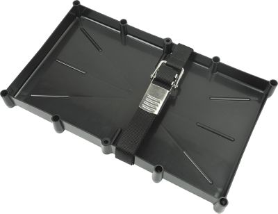 BATT TRAY 31 W/STRAP/SS BUCKLE