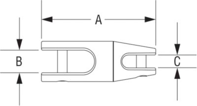 ANCHOR SWIVEL-316SS-1/4IN-5/16