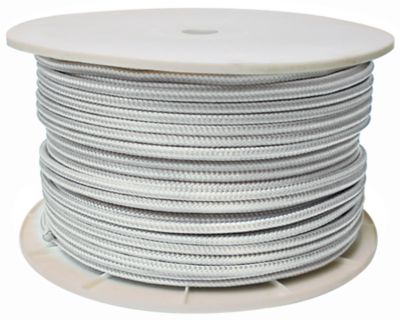 WHITE DBL BRAID-3/8″ X 600′