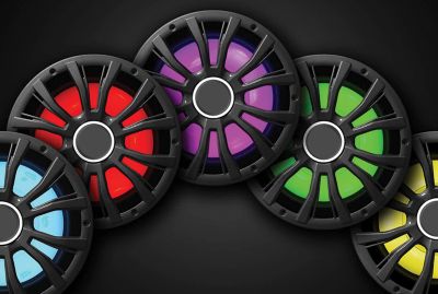 10″ SUBWOOFER LED BK