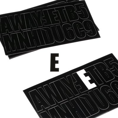 SEACHOICE-148 PIECE BLACK LETTER/NUMBER KIT