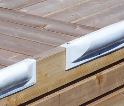 DOCK BUMPER STRAIGHT WHITE