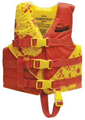 YELLOW/RED DELUXE CHILD VEST 2 2021 DUAL CERTIFIED