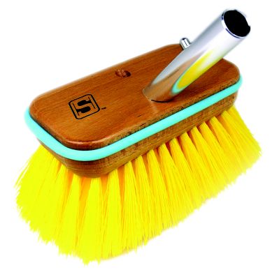 DK BRUSH W/BUMP WOOD MED 6