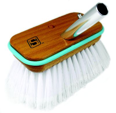 DK BRUSH W/BUMPER WOOD STIFF 6