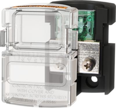 Blue Sea Systems 80 Amp MAXI fuse block with protective cover and mounting screw for secure installation.