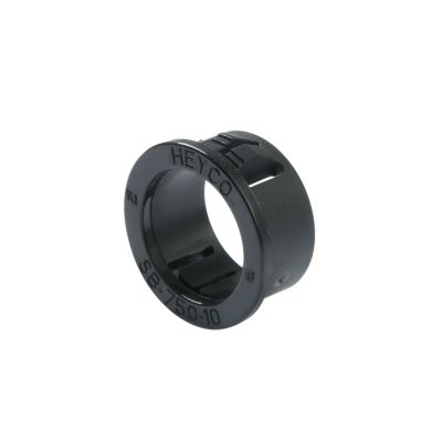 Heyco 2096 nylon grommet snap bushing with mounting hole design and durable construction.