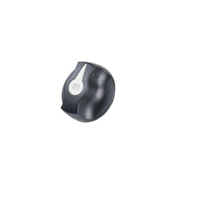 Black M-Series replacement knob by Blue Sea Systems with a sleek design and ergonomic shape.