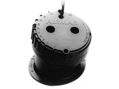 Red Blue Sea Systems M-Series 3-position battery switch with knob and clear markings, designed for high current loads.