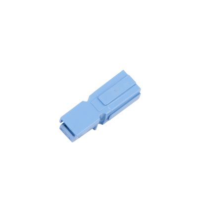 Blue Anderson Power Products 1327G8-BK Powerpole housing, compatible with 15-45 Amps, showcasing its modular design.