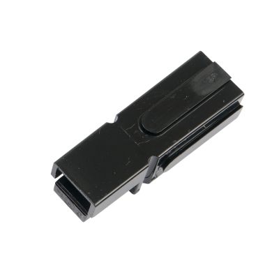 Black Anderson Power Products Powerpole¬Æ housing, sleek design, rated for high current applications.