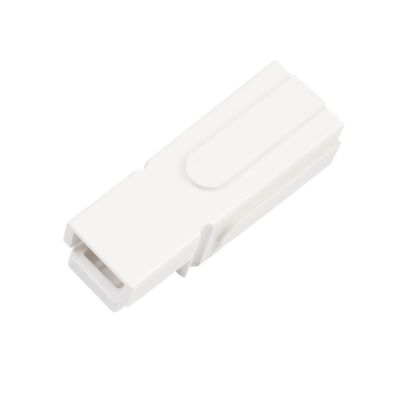White Anderson Power Products Powerpole¬Æ Housing, 180 Amp capacity, isolated on a white background, showcasing its sleek design.